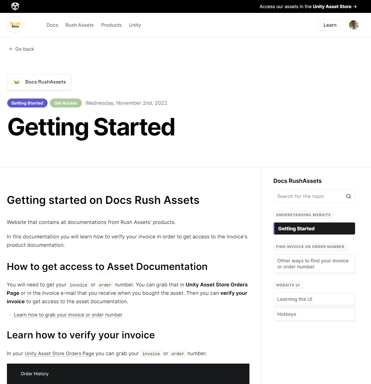 Website face